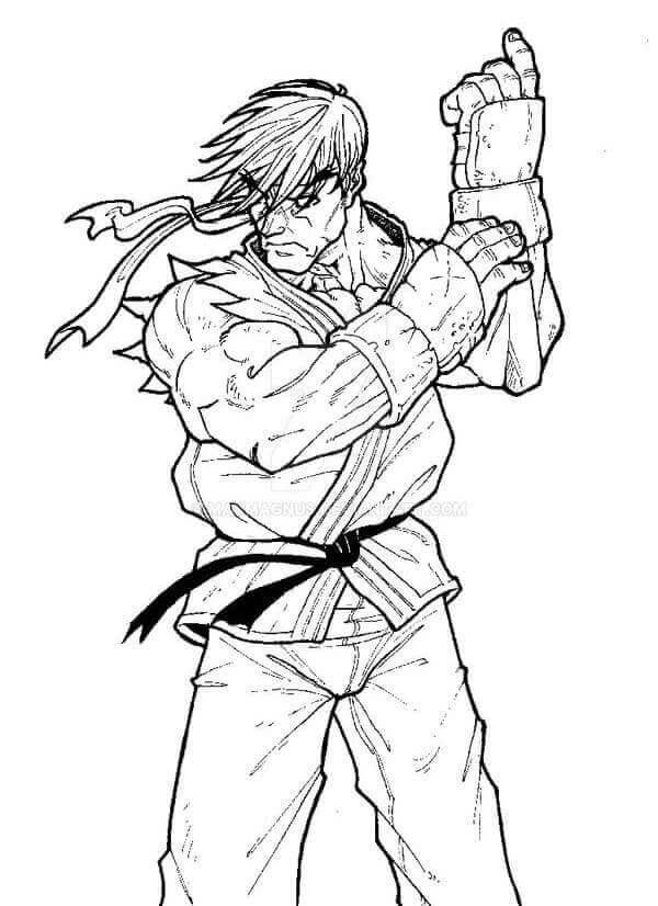Dibujos de Hermosa Ryu para colorear