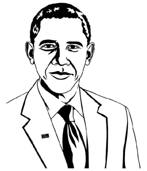 Dibujos de Gran Obama para colorear